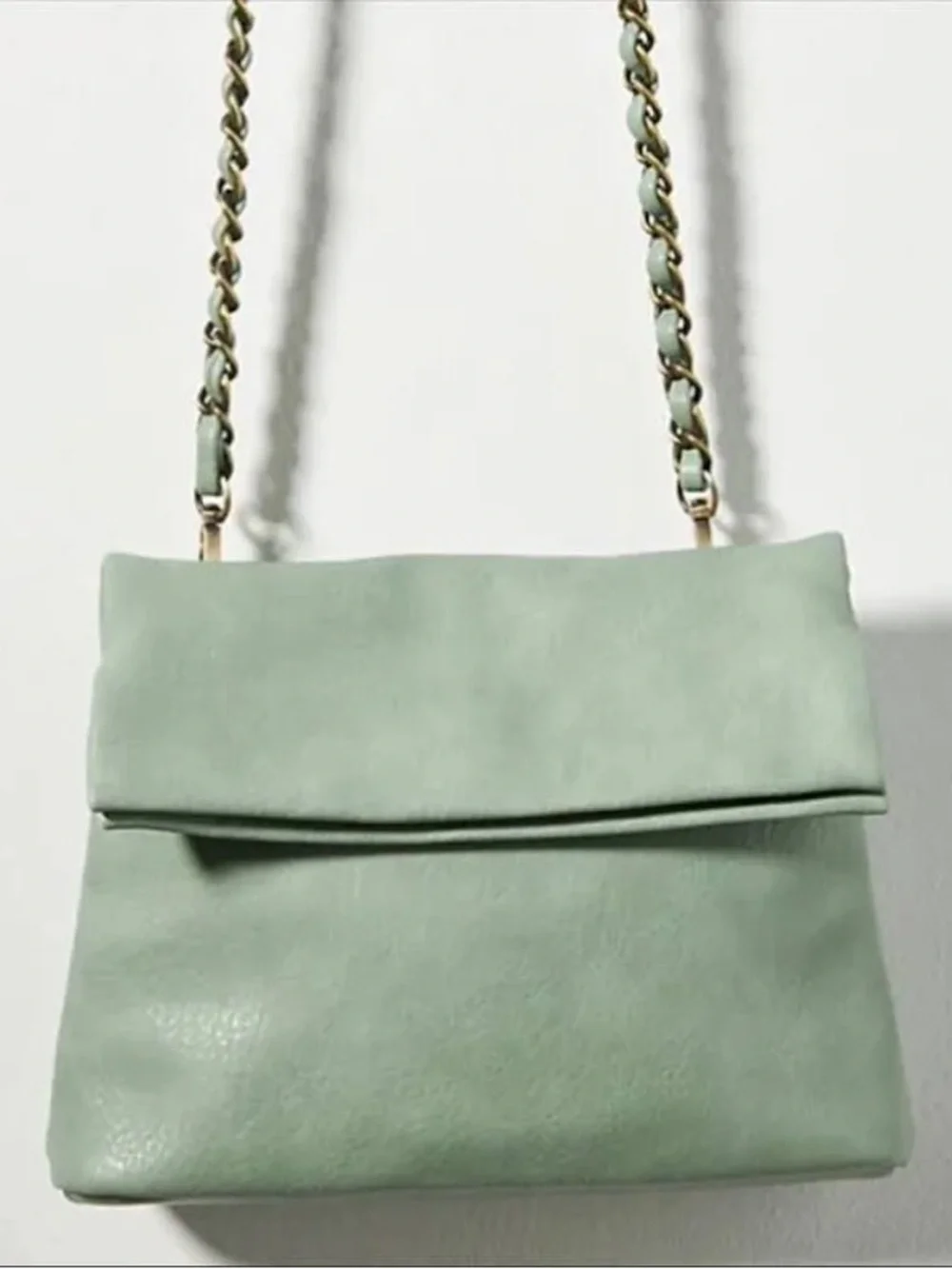 Anthropologie Fold-Over Crossbody Bag